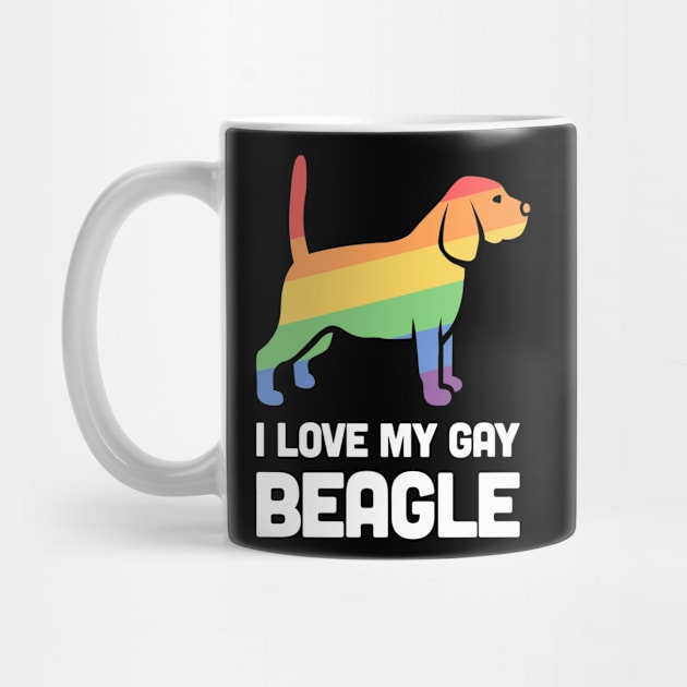 Beagle - Funny Gay Dog LGBT Pride by MeatMan